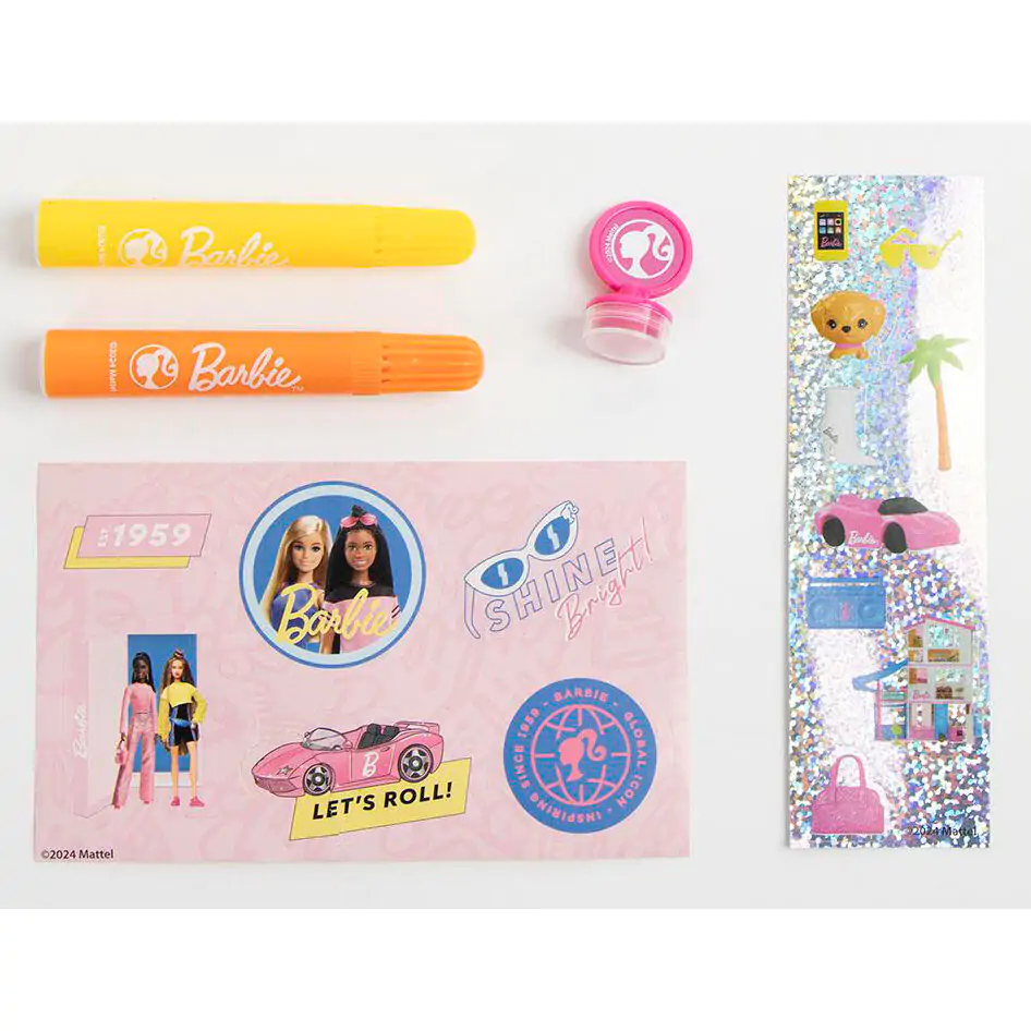 Barbie Schreibwaren-set zum Ausmalen Produktfoto