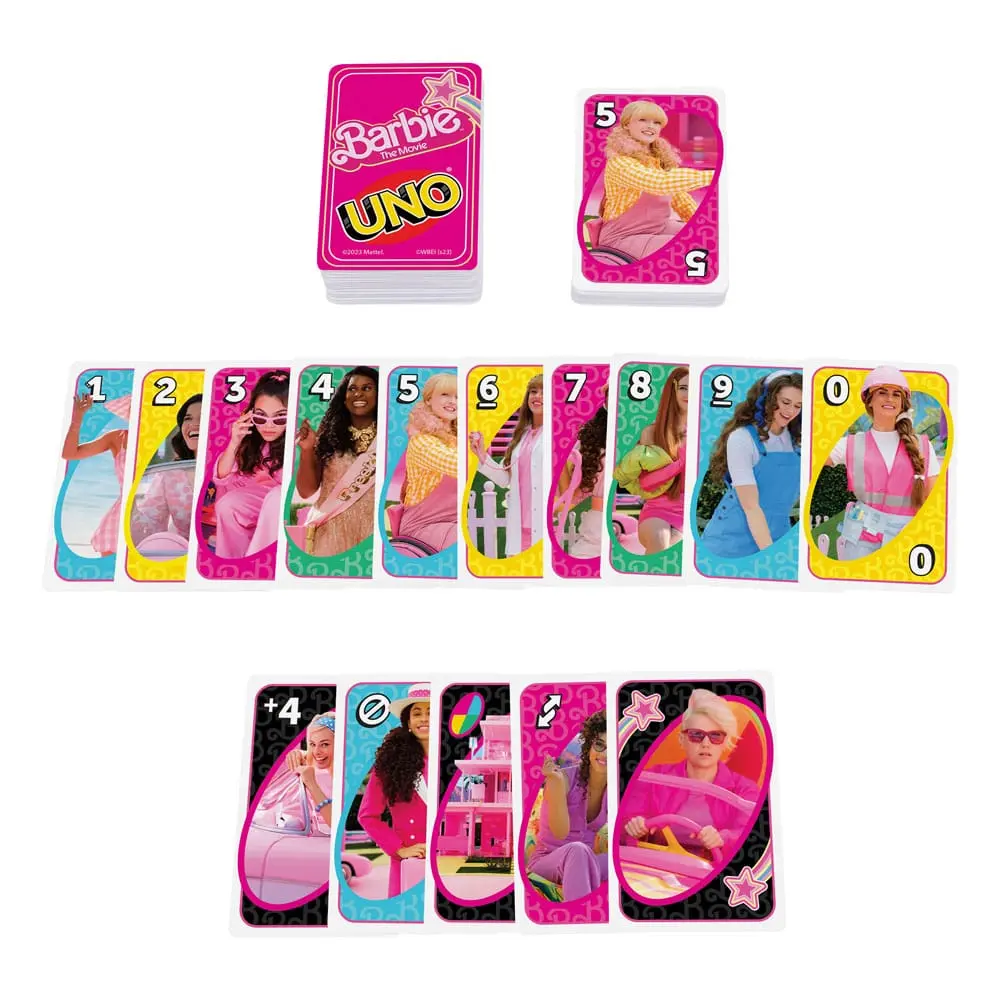 Barbie The Movie UNO Kartenspiel Produktfoto