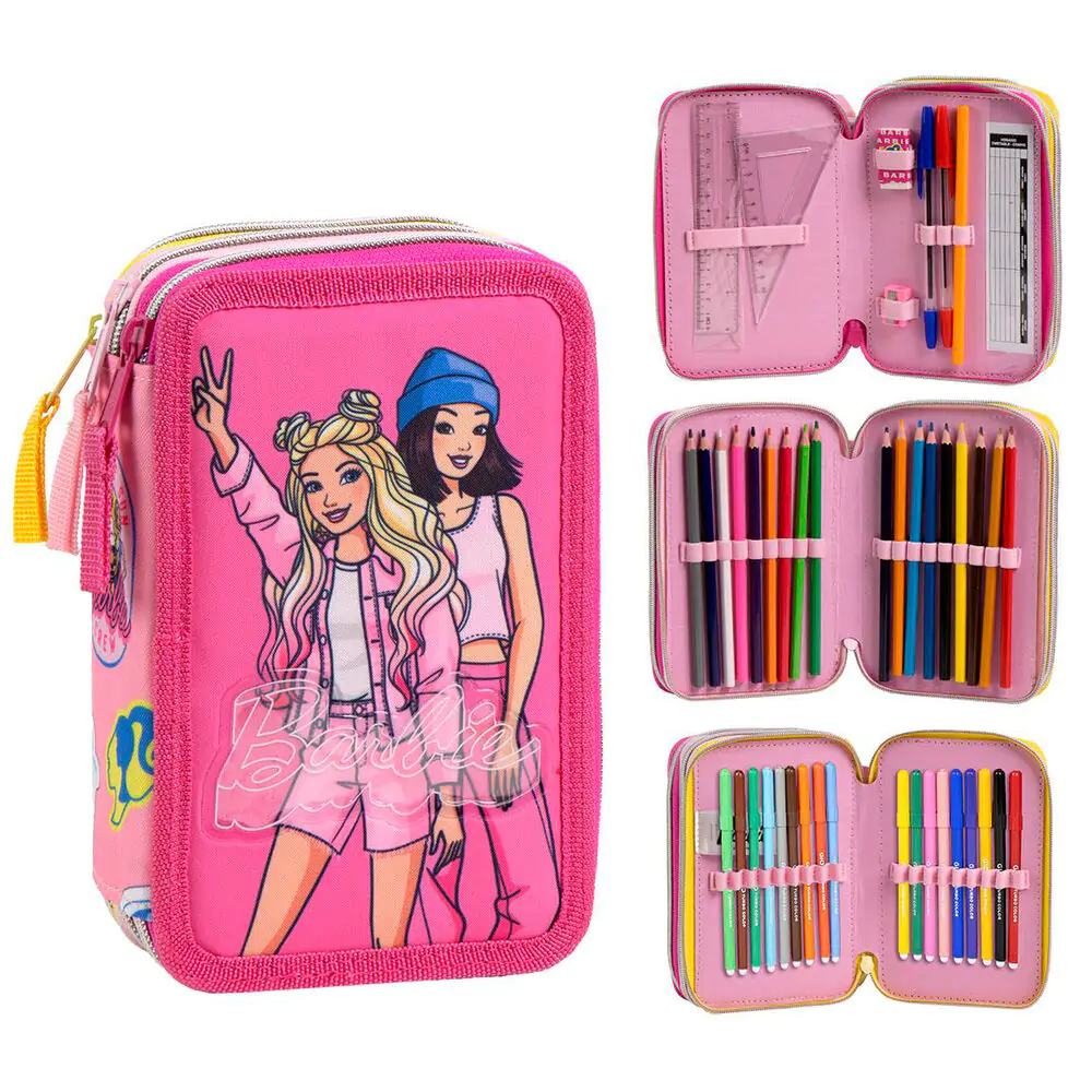 Barbie Dreifaches Mäppchen Produktfoto