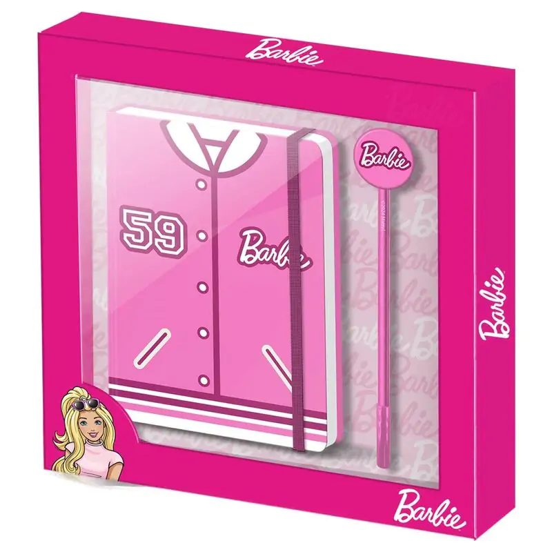 Barbie Varsity Notizbuch und Stift Set termékfotó