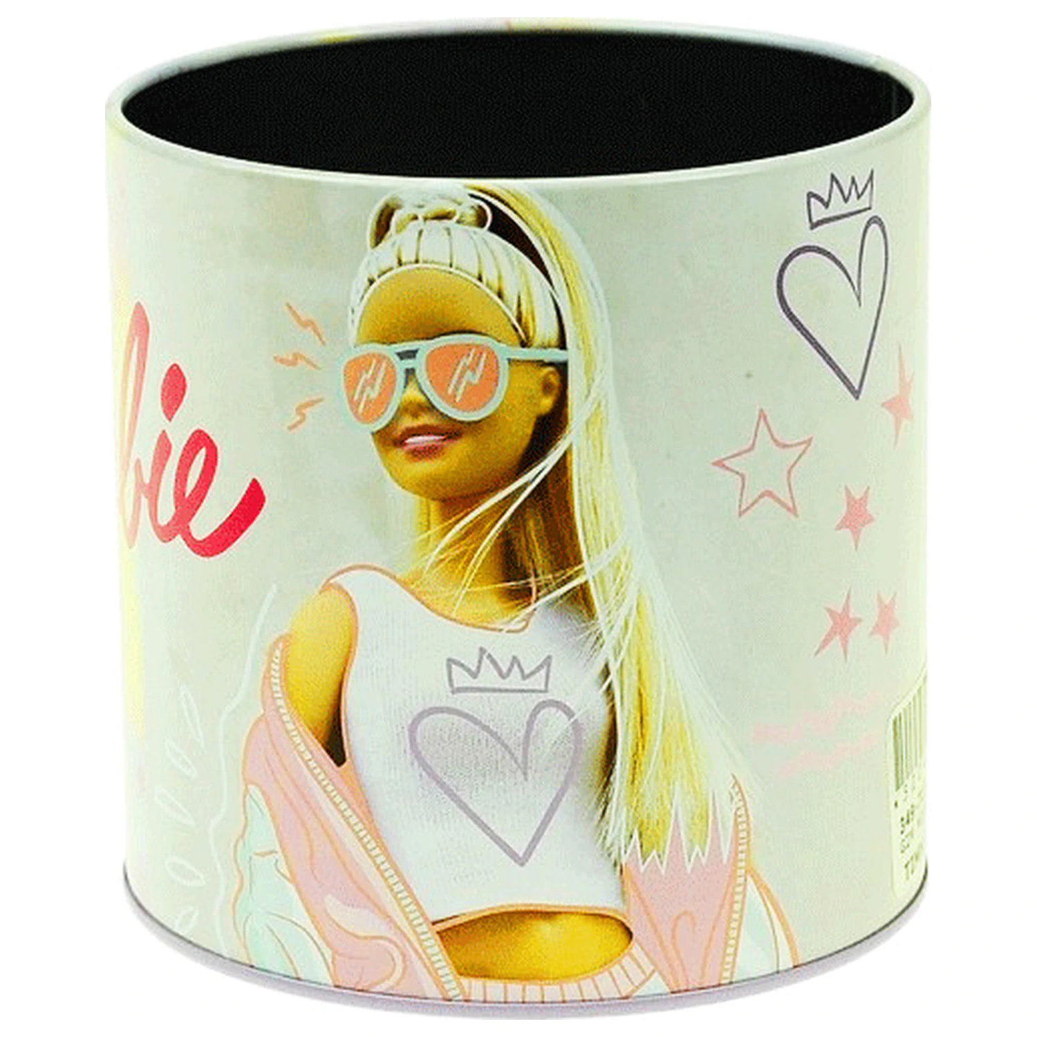 Barbie Wind Metall Stiftehalter 10.5 cm Produktfoto