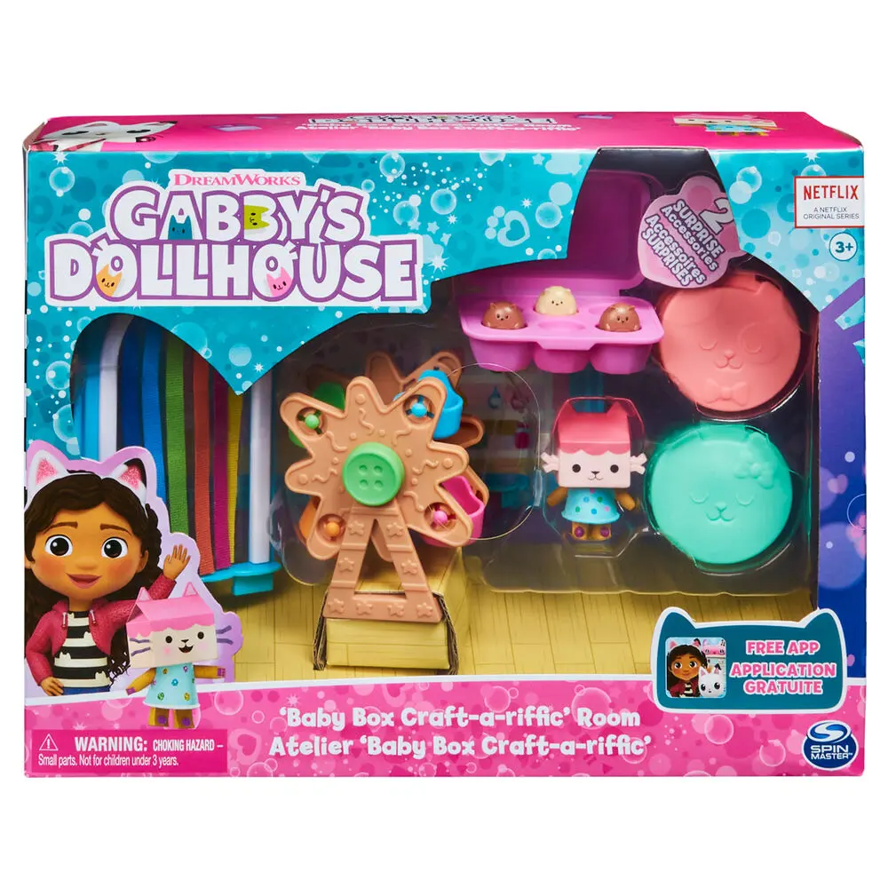 Gabbys Dollhouse Baby Box Craft-a-riffic room Speilset termékfotó