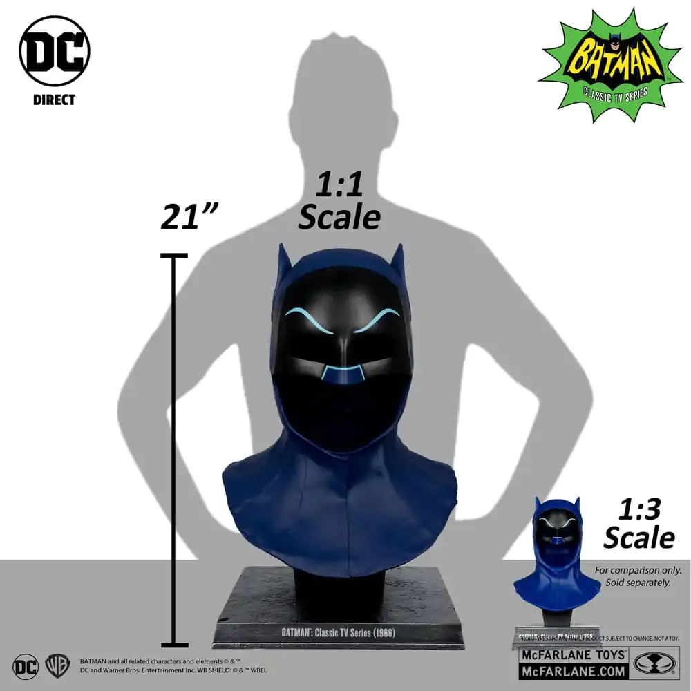 Batman 1966 DC Direct Replik 1/1 Batman Maske 53 cm termékfotó