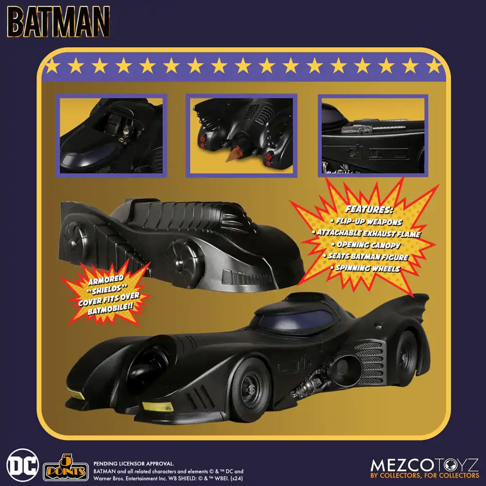 Batman (1989) 5 Points Fahrzeug Batmobile termékfotó