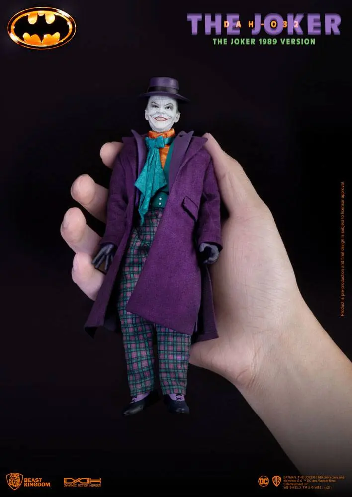 Batman 1989 Dynamic 8ction Heroes Actionfigur 1/9 The Joker 21 cm termékfotó