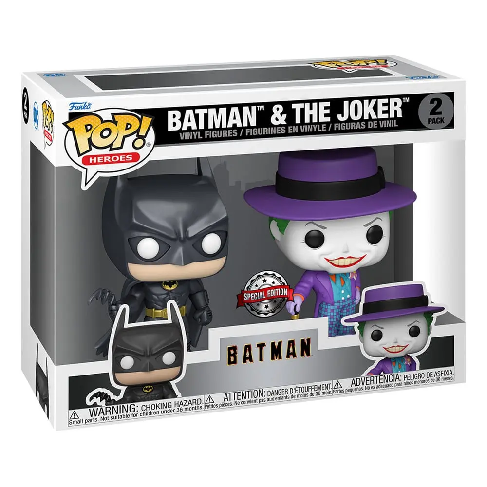 Batman (1989) POP! Heroes Vinyl Figuren 2er-Pack Batman & The Joker 9 cm termékfotó