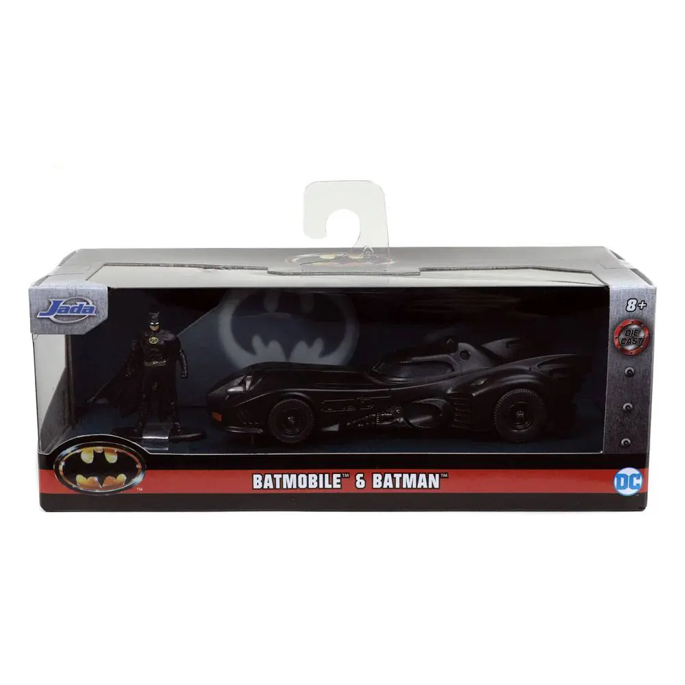 Batman 1989 Hollywood Rides Diecast Modell 1/32 1989 Batmobil mit Figur termékfotó