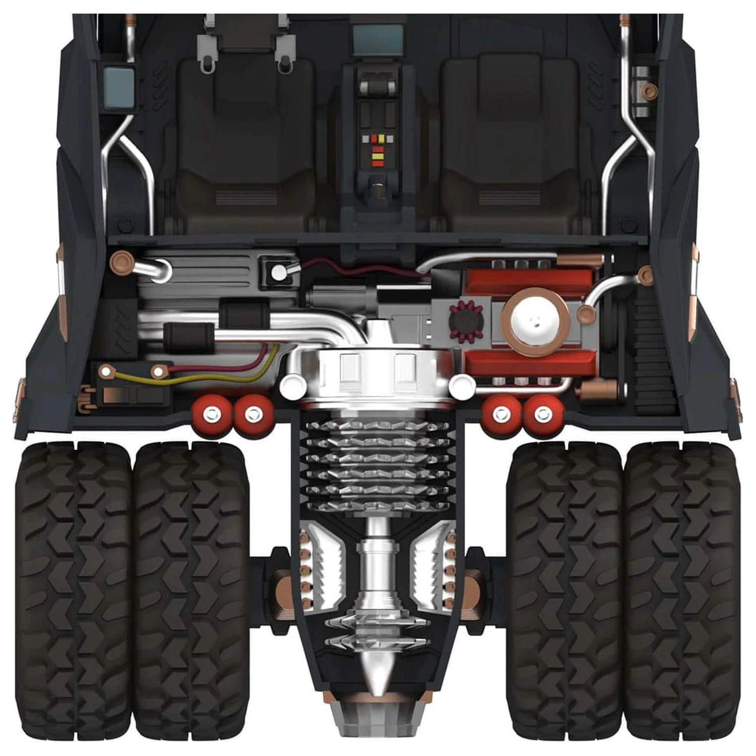 Batman 1989 Super Cyborg Fahrzeug Batmobile Tumbler (Full Color) 33 cm Produktfoto