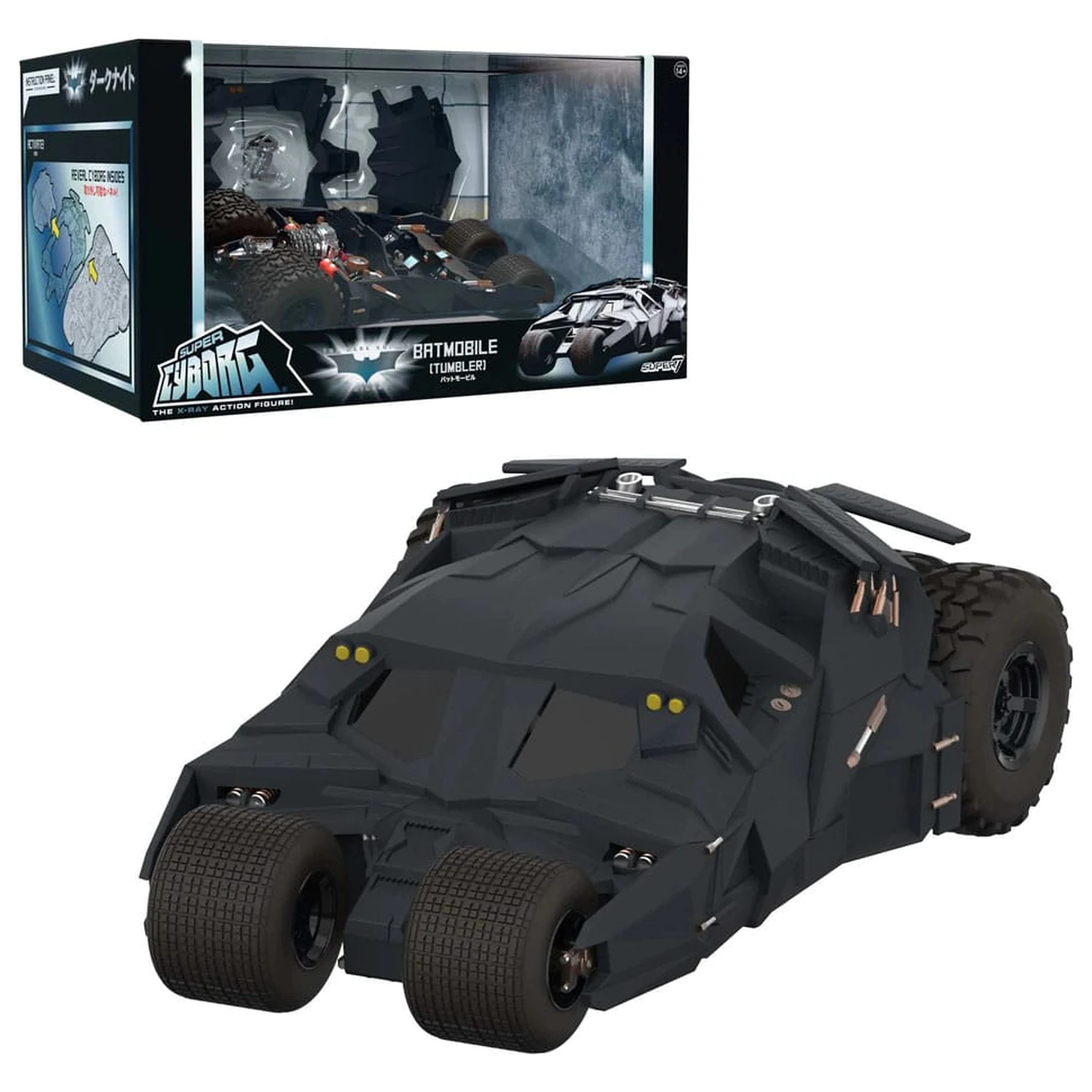 Batman 1989 Super Cyborg Fahrzeug Batmobile Tumbler (Full Color) 33 cm Produktfoto