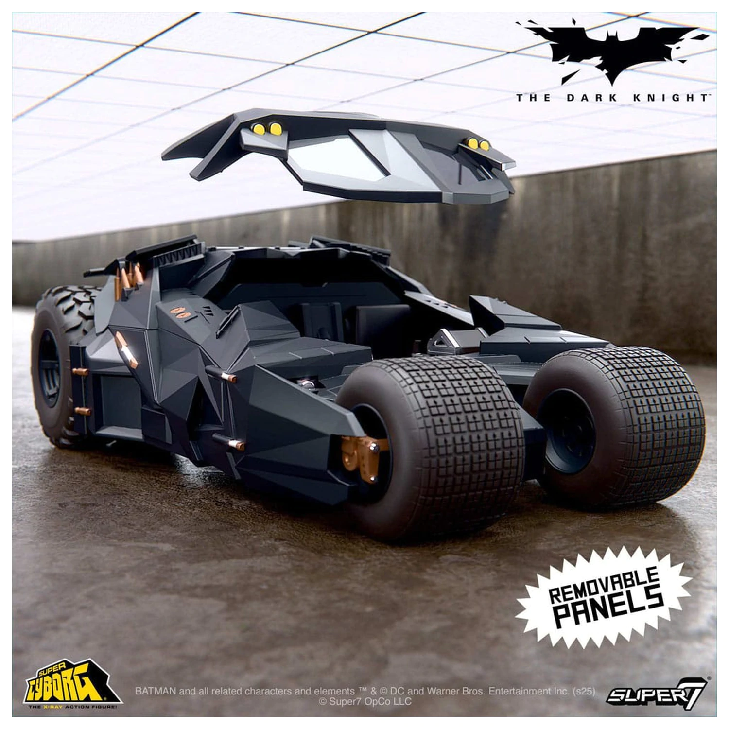Batman 1989 Super Cyborg Fahrzeug Batmobile Tumbler (Full Color) 33 cm Produktfoto