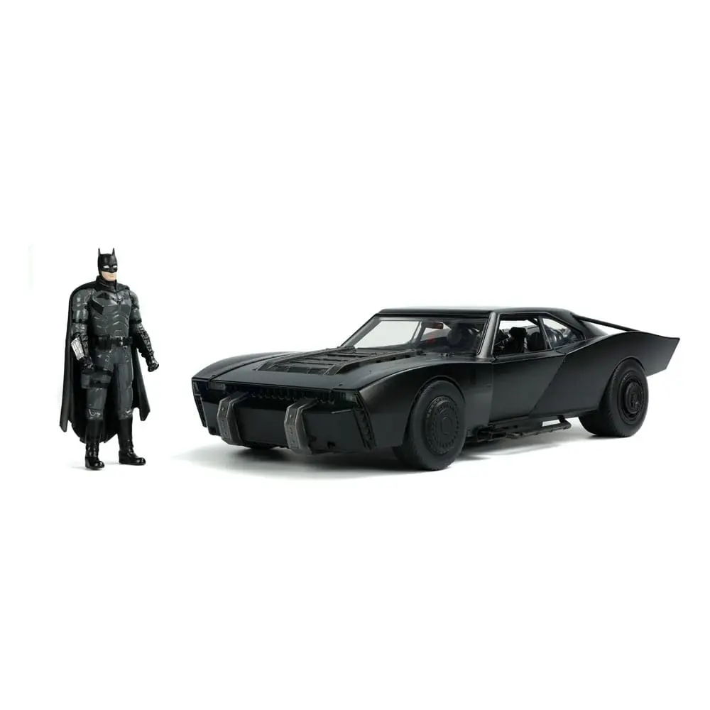Batman 2022 Hollywood Rides Diecast Modell 1/18 2022 Batmobil mit Figur Produktfoto