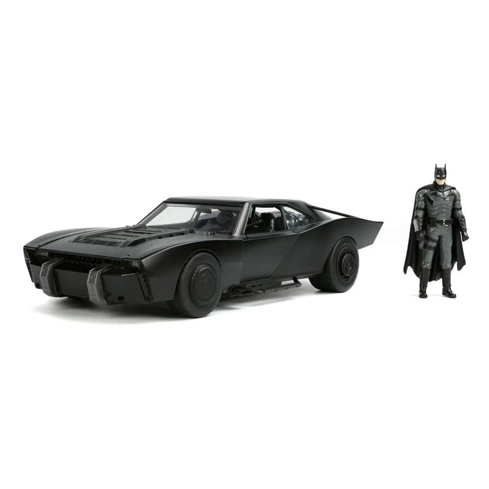 Batman 2022 Hollywood Rides Diecast Modell 1/18 2022 Batmobil mit Figur Produktfoto