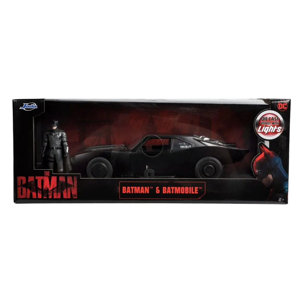 Batman 2022 Hollywood Rides Diecast Modell 1/18 2022 Batmobil mit Figur Produktfoto