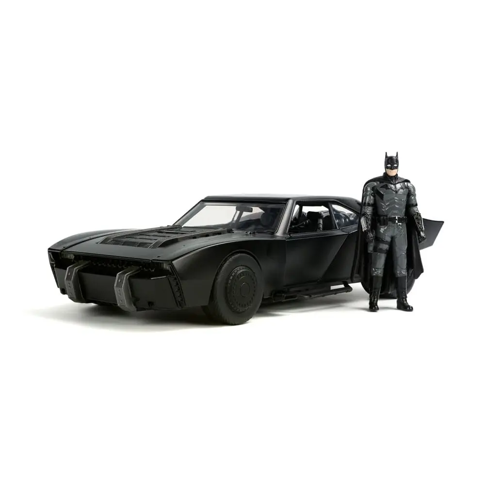 Batman 2022 Hollywood Rides Diecast Modell 1/18 2022 Batmobil mit Figur Produktfoto