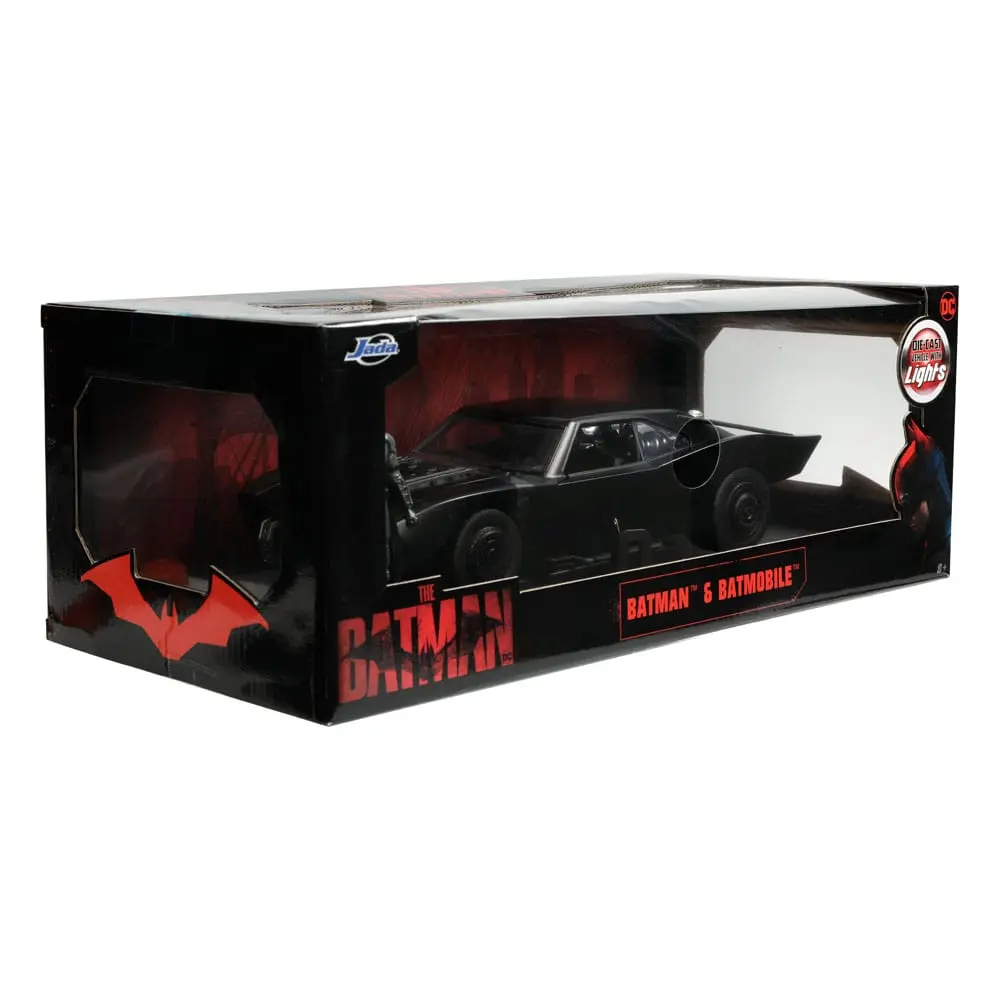 Batman 2022 Hollywood Rides Diecast Modell 1/18 2022 Batmobil mit Figur Produktfoto