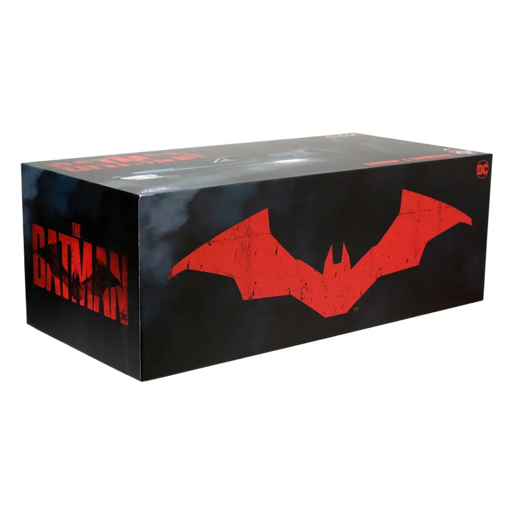 Batman 2022 Hollywood Rides Diecast Modell 1/24 2022 Batmobil Black Chrome Convention Exclusive mit Figur Produktfoto