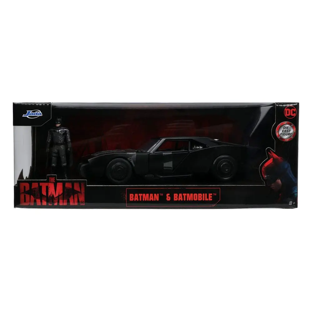 Batman 2022 Hollywood Rides Diecast Modell 1/24 2022 Batmobil mit Figur Produktfoto