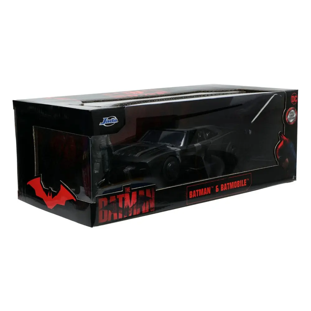 Batman 2022 Hollywood Rides Diecast Modell 1/24 2022 Batmobil mit Figur Produktfoto