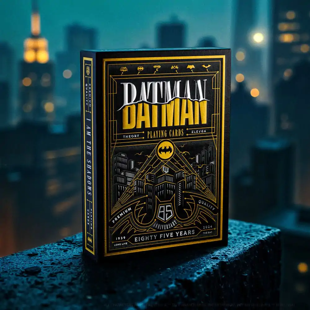 Batman 85th Anniversary Spielkarten Produktfoto