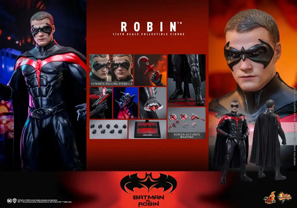 Batman & Robin Movie Masterpiece Actionfigur 1/6 Robin 30 cm Produktfoto