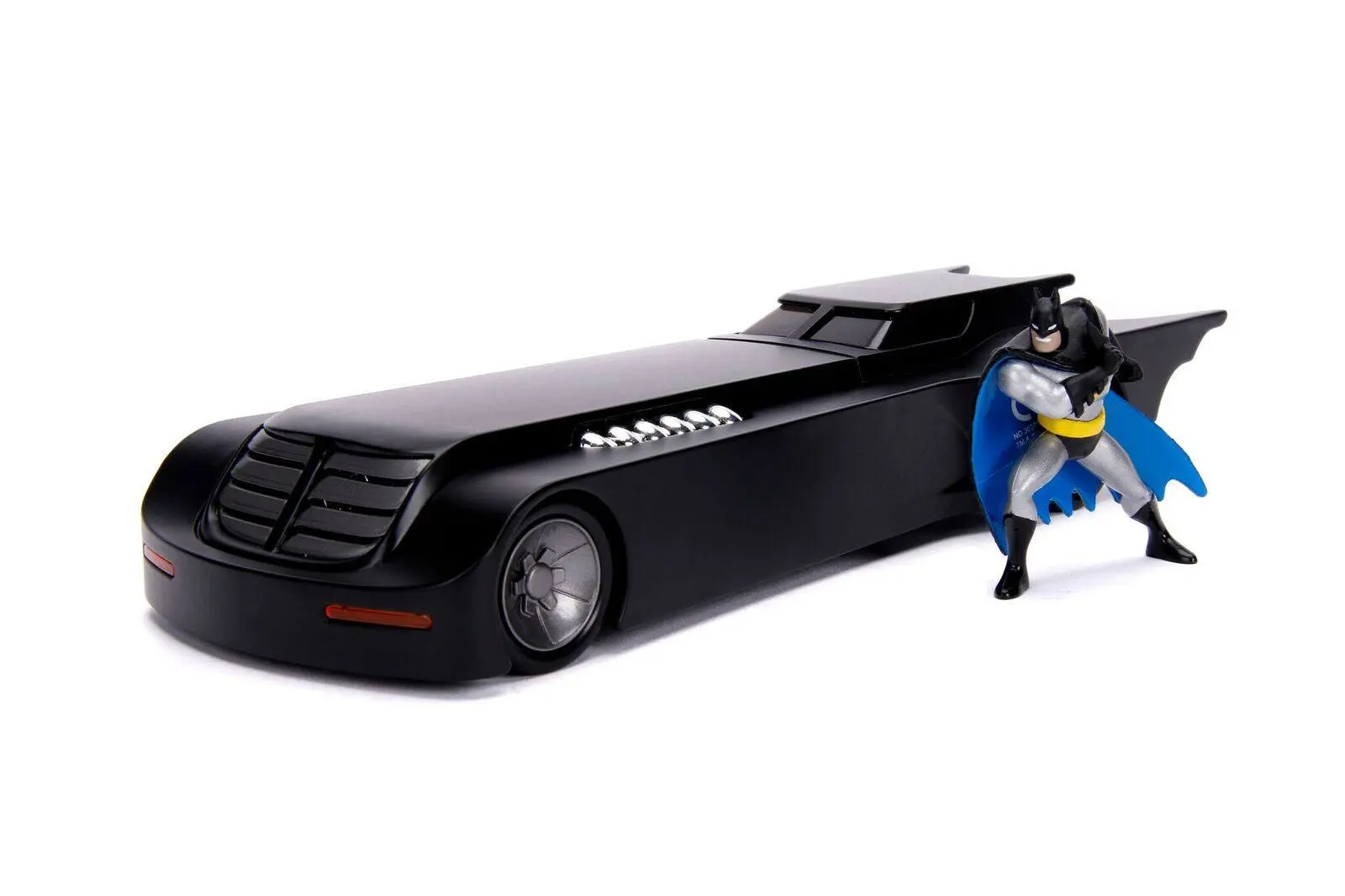 Batman Animated Series Metals Diecast Modell 1/24 Batmobile mit Figur Produktfoto