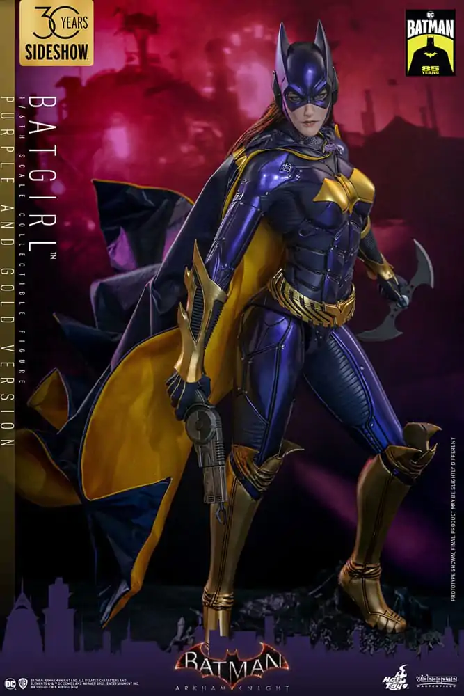 Batman Arkham Knight Videogame Masterpiece Actionfigur 1/6 Batgirl (Purple and Gold Version) Exclusive 30 cm Produktfoto