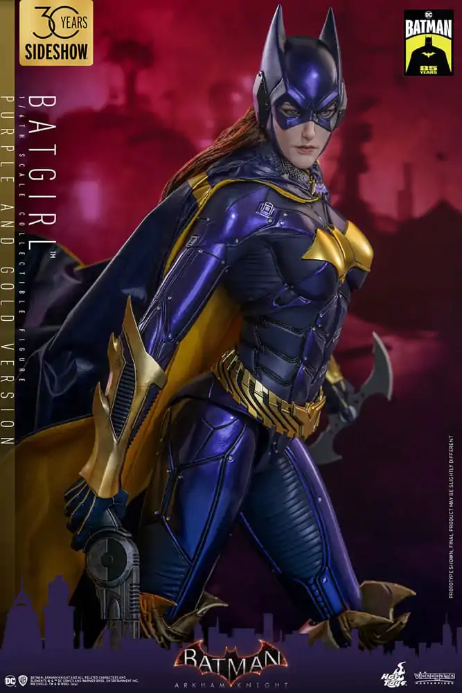 Batman Arkham Knight Videogame Masterpiece Actionfigur 1/6 Batgirl (Purple and Gold Version) Exclusive 30 cm Produktfoto