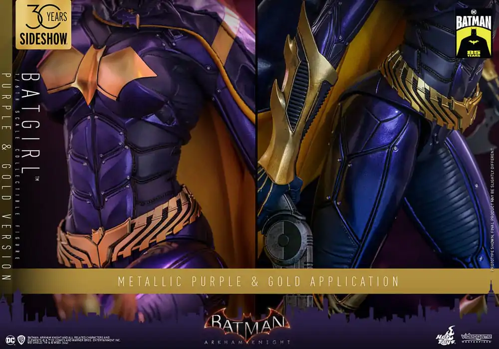 Batman Arkham Knight Videogame Masterpiece Actionfigur 1/6 Batgirl (Purple and Gold Version) Exclusive 30 cm Produktfoto