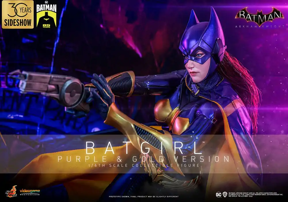 Batman Arkham Knight Videogame Masterpiece Actionfigur 1/6 Batgirl (Purple and Gold Version) Exclusive 30 cm Produktfoto