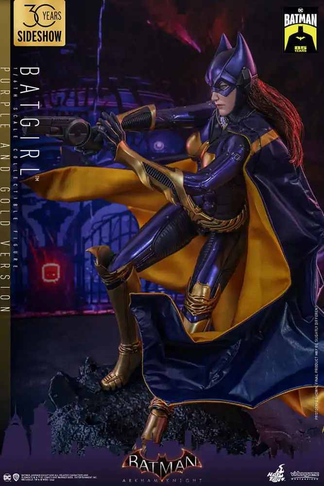 Batman Arkham Knight Videogame Masterpiece Actionfigur 1/6 Batgirl (Purple and Gold Version) Exclusive 30 cm Produktfoto