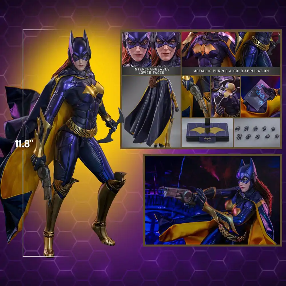 Batman Arkham Knight Videogame Masterpiece Actionfigur 1/6 Batgirl (Purple and Gold Version) Exclusive 30 cm Produktfoto