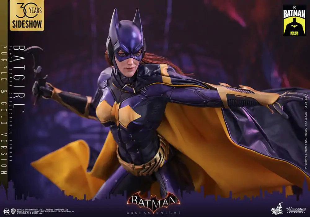 Batman Arkham Knight Videogame Masterpiece Actionfigur 1/6 Batgirl (Purple and Gold Version) Exclusive 30 cm Produktfoto