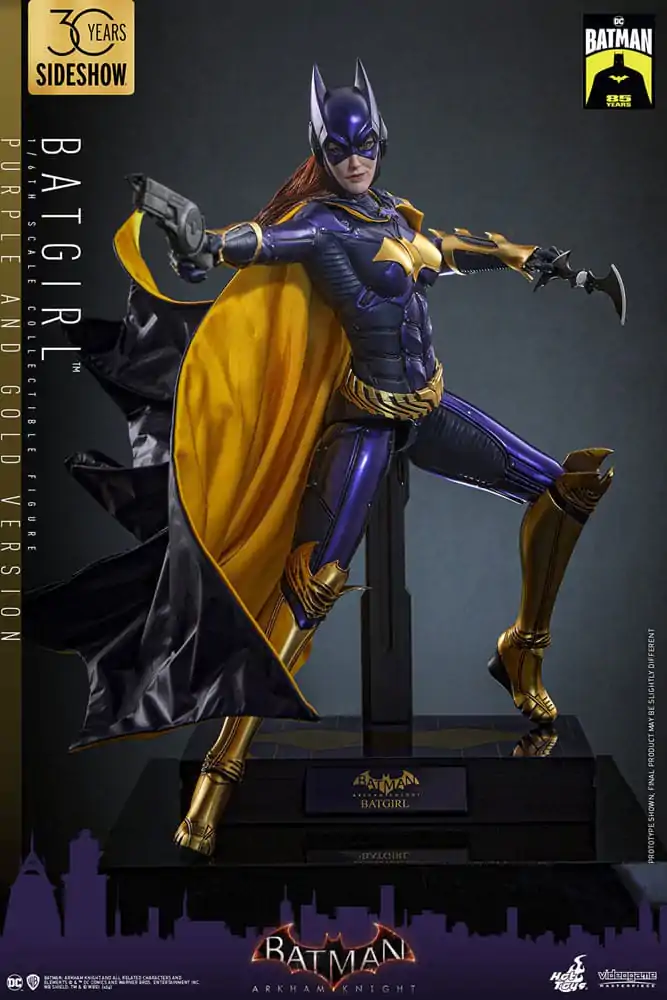 Batman Arkham Knight Videogame Masterpiece Actionfigur 1/6 Batgirl (Purple and Gold Version) Exclusive 30 cm Produktfoto