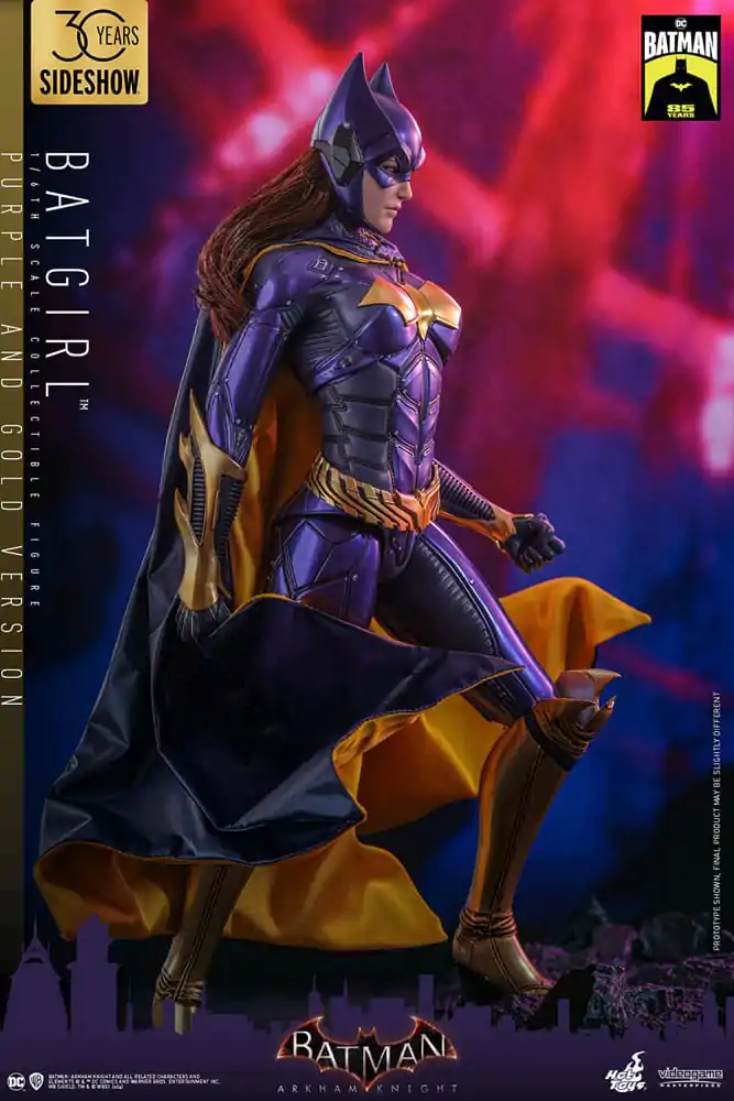 Batman Arkham Knight Videogame Masterpiece Actionfigur 1/6 Batgirl (Purple and Gold Version) Exclusive 30 cm Produktfoto