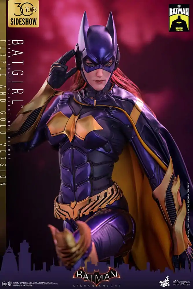 Batman Arkham Knight Videogame Masterpiece Actionfigur 1/6 Batgirl (Purple and Gold Version) Exclusive 30 cm Produktfoto