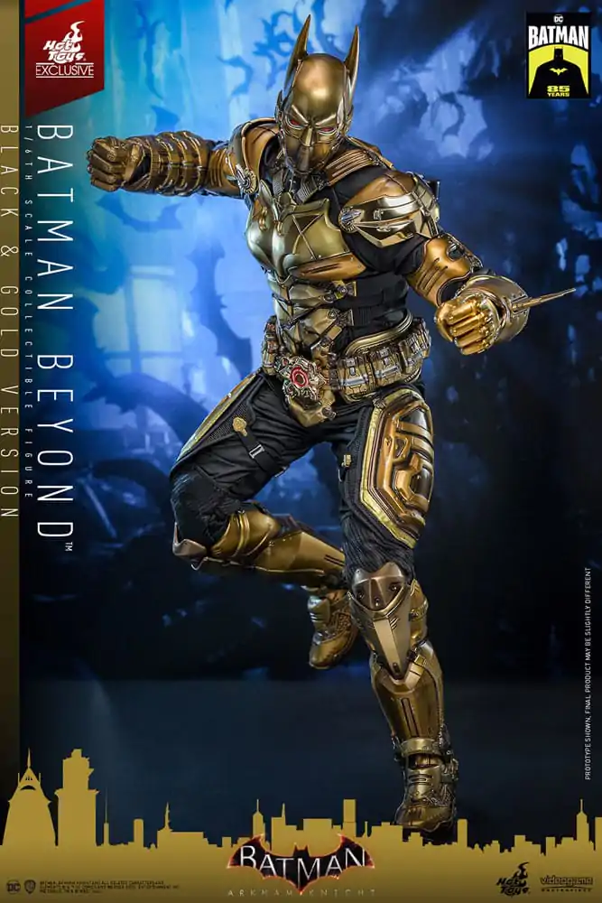 Batman: Arkham Knight Videogame Masterpiece Actionfigur 1/6 Batman Beyond (Black &amp; Gold Version) 32 cm Produktfoto