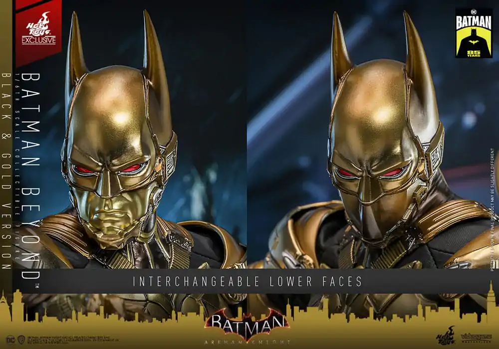 Batman: Arkham Knight Videogame Masterpiece Actionfigur 1/6 Batman Beyond (Black &amp; Gold Version) 32 cm Produktfoto