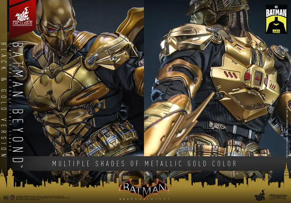 Batman: Arkham Knight Videogame Masterpiece Actionfigur 1/6 Batman Beyond (Black &amp; Gold Version) 32 cm Produktfoto