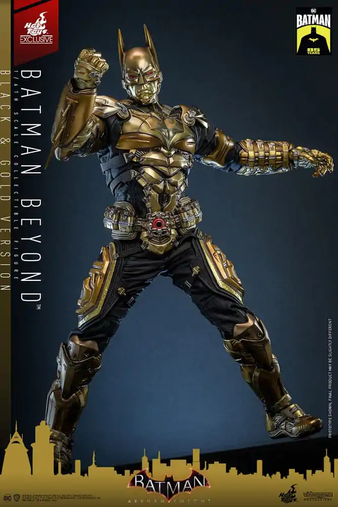 Batman: Arkham Knight Videogame Masterpiece Actionfigur 1/6 Batman Beyond (Black &amp; Gold Version) 32 cm Produktfoto
