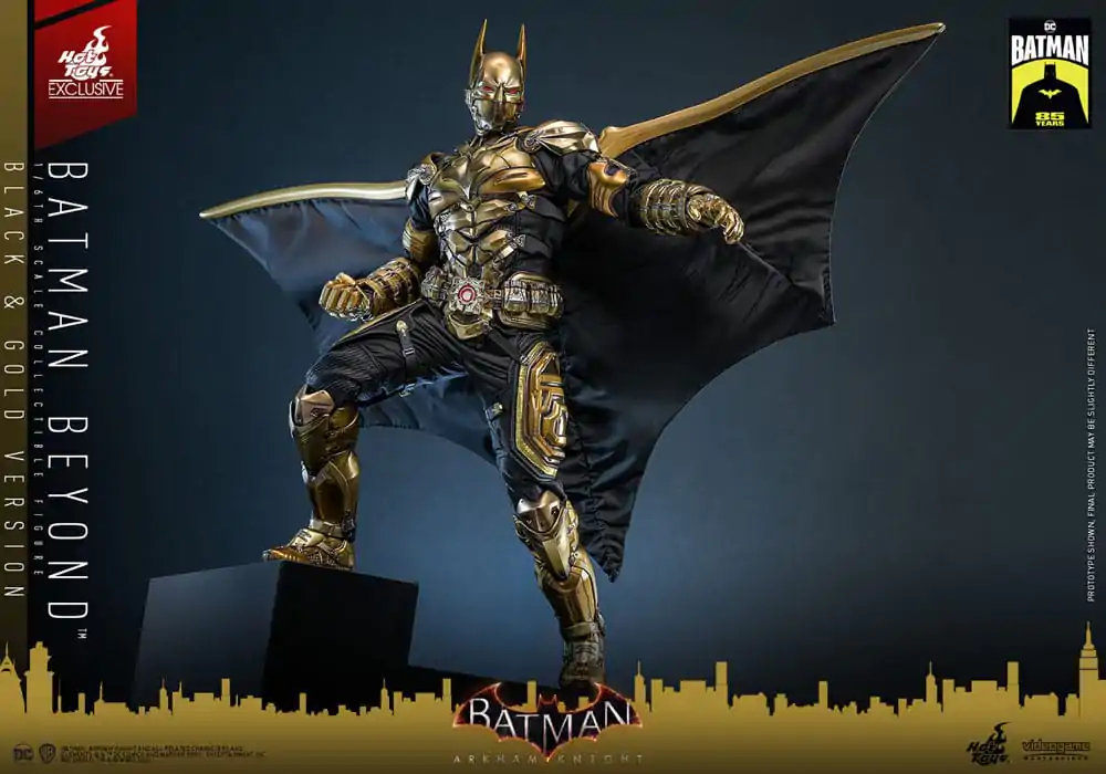 Batman: Arkham Knight Videogame Masterpiece Actionfigur 1/6 Batman Beyond (Black &amp; Gold Version) 32 cm Produktfoto