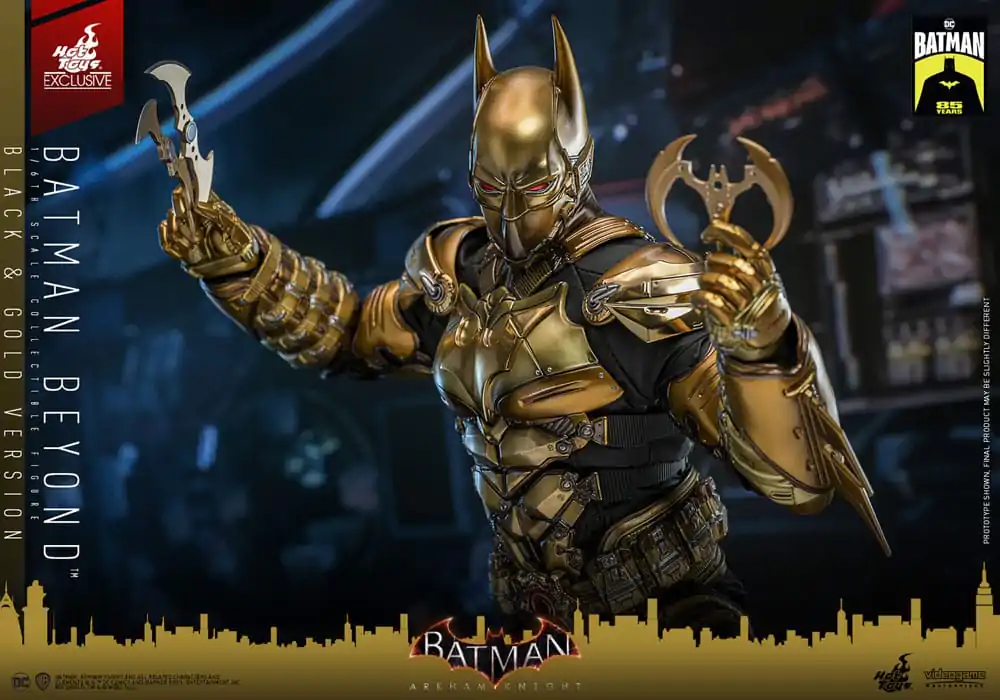 Batman: Arkham Knight Videogame Masterpiece Actionfigur 1/6 Batman Beyond (Black &amp; Gold Version) 32 cm Produktfoto