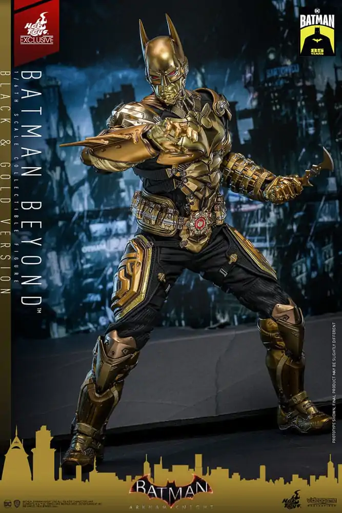 Batman: Arkham Knight Videogame Masterpiece Actionfigur 1/6 Batman Beyond (Black &amp; Gold Version) 32 cm Produktfoto