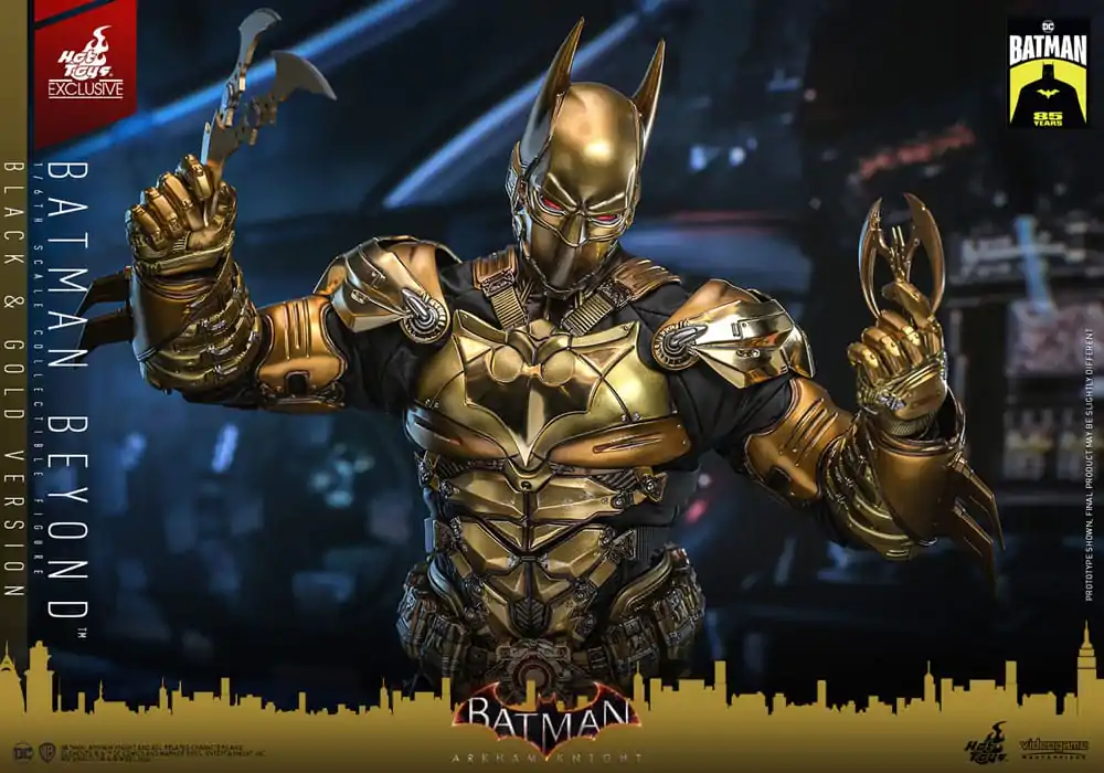 Batman: Arkham Knight Videogame Masterpiece Actionfigur 1/6 Batman Beyond (Black &amp; Gold Version) 32 cm Produktfoto