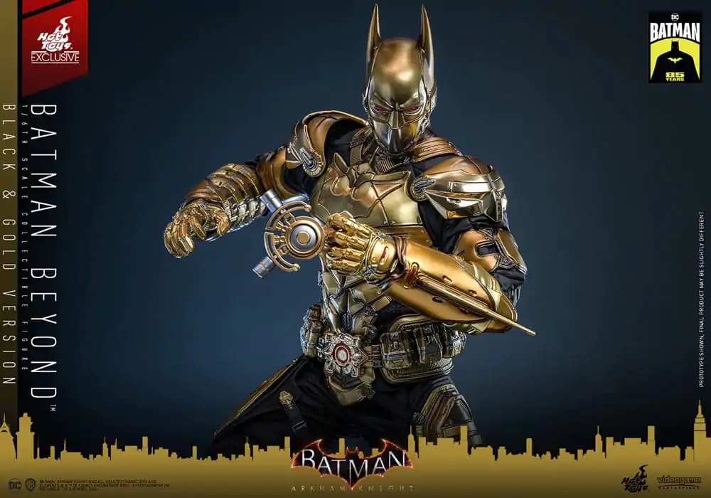 Batman: Arkham Knight Videogame Masterpiece Actionfigur 1/6 Batman Beyond (Black &amp; Gold Version) 32 cm Produktfoto