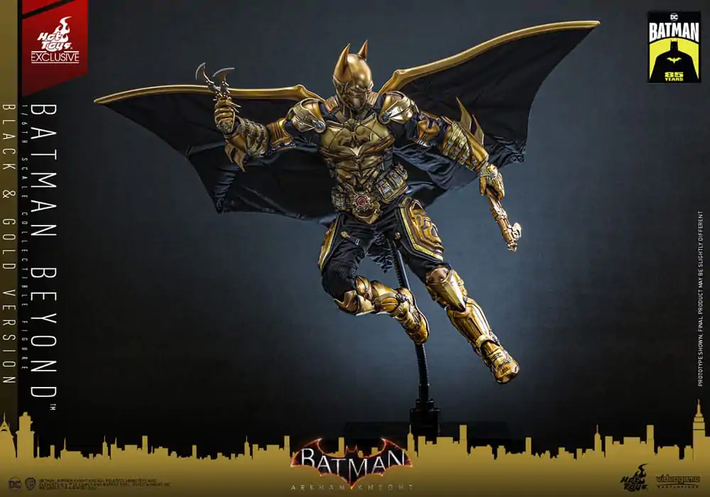 Batman: Arkham Knight Videogame Masterpiece Actionfigur 1/6 Batman Beyond (Black &amp; Gold Version) 32 cm Produktfoto
