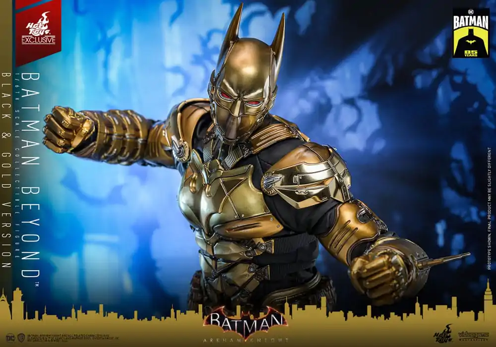Batman: Arkham Knight Videogame Masterpiece Actionfigur 1/6 Batman Beyond (Black &amp; Gold Version) 32 cm Produktfoto