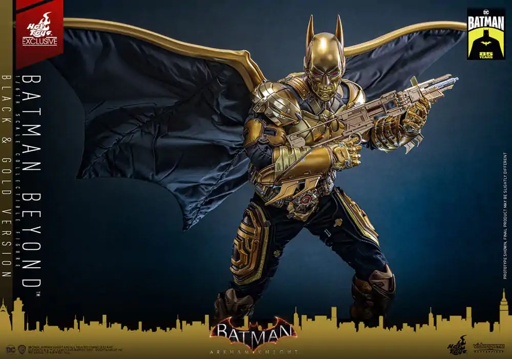 Batman: Arkham Knight Videogame Masterpiece Actionfigur 1/6 Batman Beyond (Black &amp; Gold Version) 32 cm Produktfoto