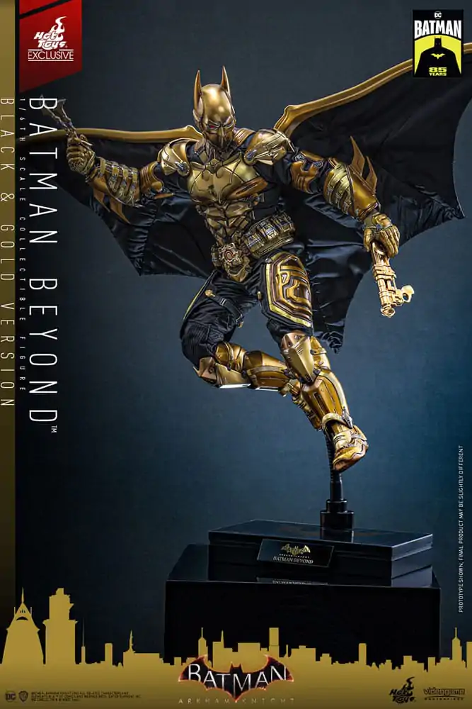 Batman: Arkham Knight Videogame Masterpiece Actionfigur 1/6 Batman Beyond (Black &amp; Gold Version) 32 cm Produktfoto