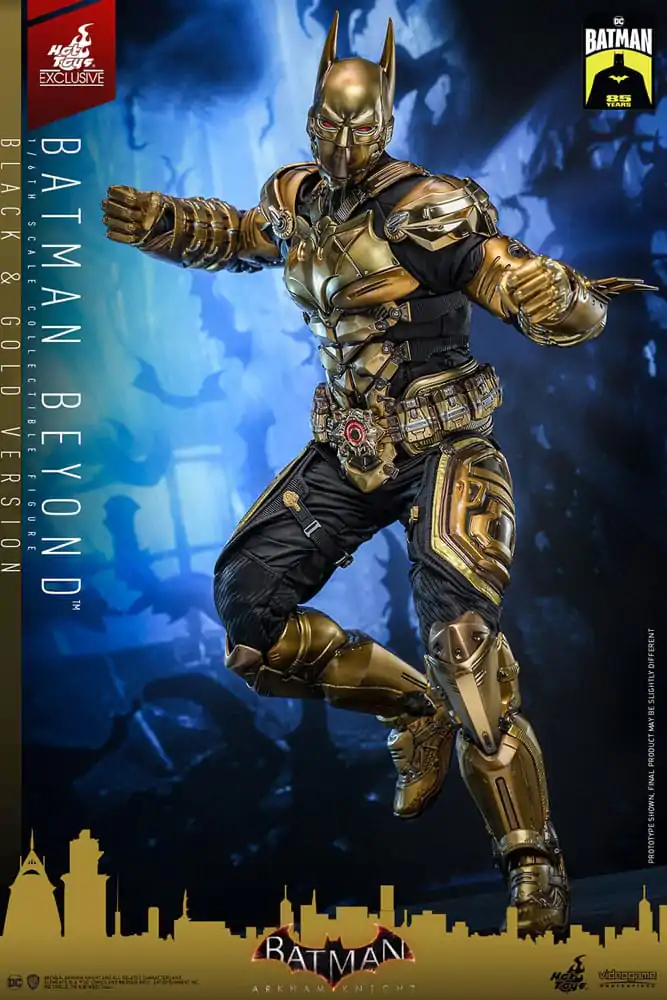 Batman: Arkham Knight Videogame Masterpiece Actionfigur 1/6 Batman Beyond (Black &amp; Gold Version) 32 cm Produktfoto