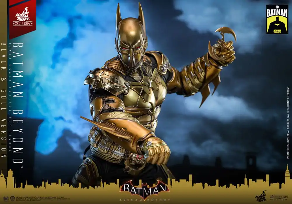 Batman: Arkham Knight Videogame Masterpiece Actionfigur 1/6 Batman Beyond (Black &amp; Gold Version) 32 cm Produktfoto